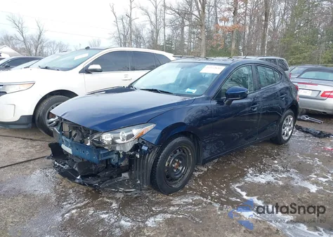 2015 Mazda Mazda3 I Sport z USA, uszkodzony, nr VIN JM1BM1K76F1269409